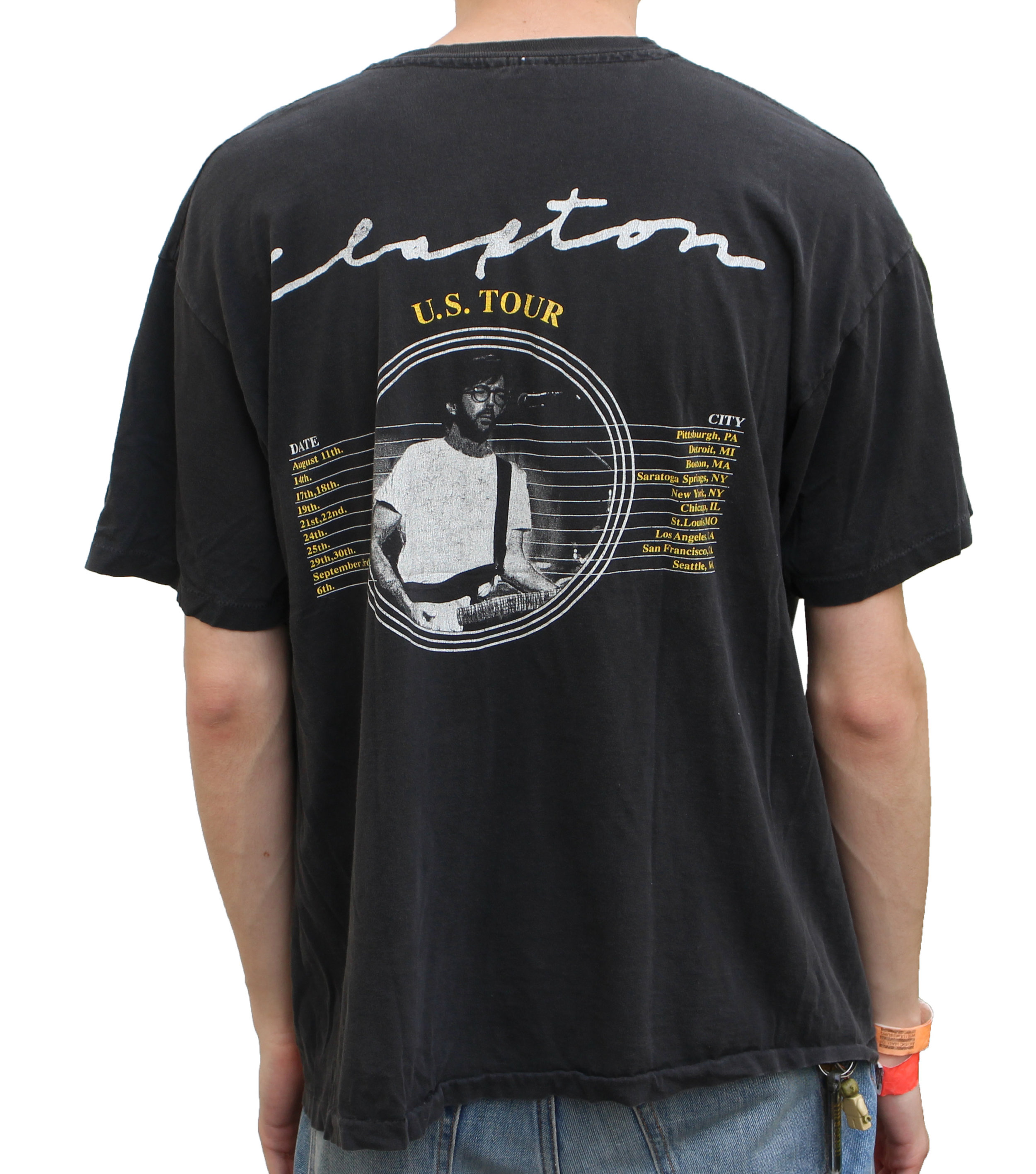 Vintage Eric Clapton 1992 Tour T Shirt (Size XL) — Roots
